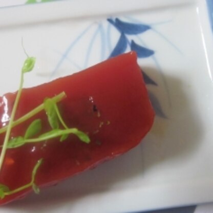 熟しすぎたトマトを美味しく用できました。